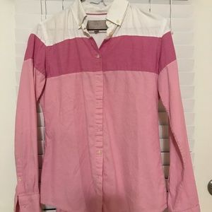 Casual bottom-down shirt